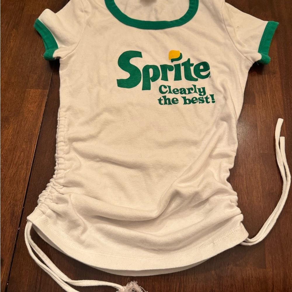 Coca Cola White and Green Sprite Tee